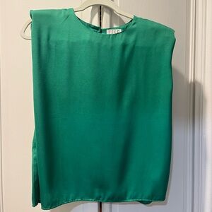 Vici Kelly Green Sleeveless Women's Top